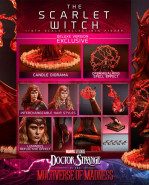 Doctor Strange in the Multiverse of Madness Movie Masterpiece akčná figúrka 1/6 The Scarlet Witch (Deluxe Version) 28 cm